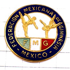 ピンバッジ・メキシコ国旗色ジム体操協会スポーツ