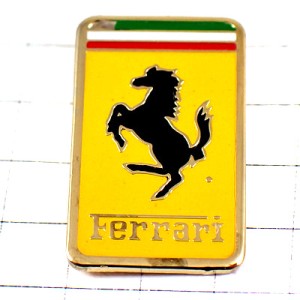 ピンバッジ・フェラーリ黒馬エンブレム車 FERRARI ITALIA ITALY