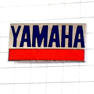 ピンバッジ・ヤマハ二輪バイク赤い線 YAMAHA JAPAN