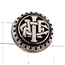 ピンバッジ・パリACIFリルドフランス自動車クラブ銀色シルバー ACIF AUTOMOBILE-CLUB-ILE-DE-FRANCE FRANCE
