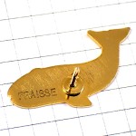 ピンバッジ・青いクジラ鯨ブルー