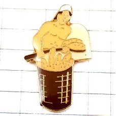 ピンバッジ・パン屋さんバゲット焼き立て窯出し