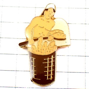 ピンバッジ・パン屋さんバゲット焼き立て窯出し