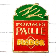 お買得ピンバッジ・フロドールお菓子りんご林檎リンゴの小枝 FLODOR FRITE CHIPS