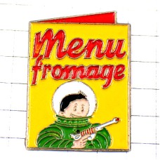 ピンバッジ・チーズのメニュー宇宙飛行士