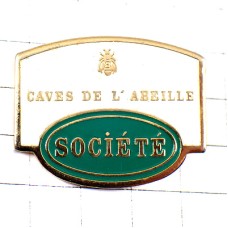 ピンバッジ・ミツバチ蜜蜂ブルーチーズの会社ロックフォーのソシエテ ROQUEFORT SOCIETE FRANCE