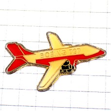 ピンバッジ・飛行機ボーイング７３７旅客機 BOEING-737 BOEING737 BOEING USA