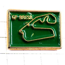 ピンバッジ・ブラジルF1サーキット車レース場 CIRCUIT BRESIL BRAZIL BRASIL