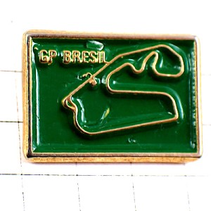 ピンバッジ・ブラジルF1サーキット車レース場 CIRCUIT BRESIL BRAZIL BRASIL