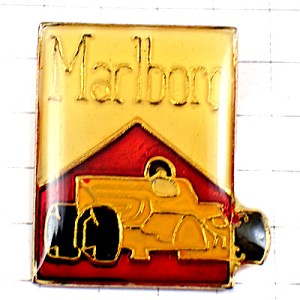 ピンバッジ・マルボロたばこ煙草レースF1車 MARLBORO