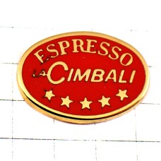 ピンバッジ・コーヒー珈琲エスプレッソ５つ星スター LA-CIMBALI ITALIA