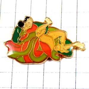 ピンバッジ・春画の男女浮世絵 KAMASUTRA