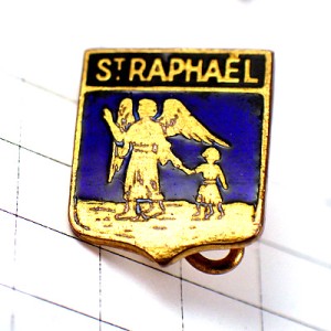 ブローチ・サンラファエル大天使の紋章 SAINT-RAPHAEL FRANCE