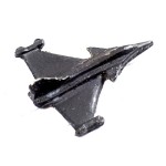 ピンバッジ・黒い飛行機ラファール戦闘機ダッソー社 DASSAULT RAFALE FRANCE