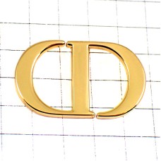 ピンバッジ・クリスチャンディオールCD金色ゴールド CHRISTIAN-DIOR FRANCE