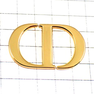 ピンバッジ・クリスチャンディオールCD金色ゴールド CHRISTIAN-DIOR FRANCE