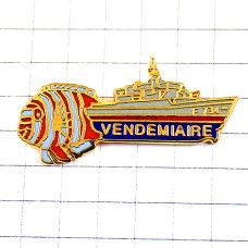 ピンバッジ・熱帯魚ヴァンデミエール船フリゲート艦