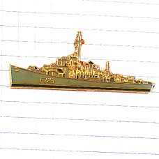 ピンバッジ・ベルベール船フリゲート艦フランス軍