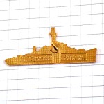 ピンバッジ・ベルベール船フリゲート艦フランス軍