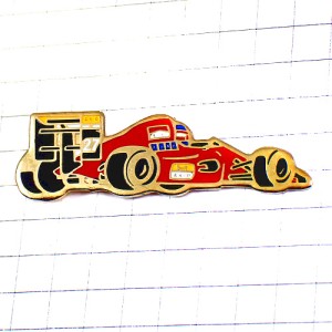 ピンバッジ・フェラーリF1赤い車アランプロスト27番 ALAIN-PROST FERRARI FIAT AGIP ITALIA ITALY