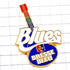 ピンバッジ・ブルース音楽ギター楽器 GUITAR BLUES