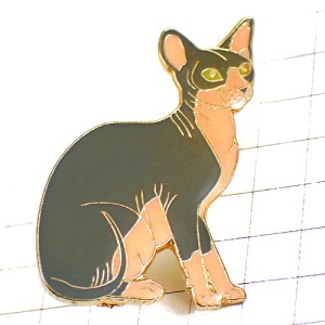 ブローチ・オリエンタルショートヘア猫ねこ SPHINX CAT