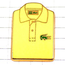 ピンバッジ・ラコステ黄色のポロシャツ服 LACOSTE FRANCE