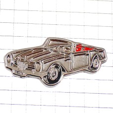 ピンバッジ・ファセル社ヴェガ銀色シルバー車アンティークカーオープンカー FACEL-VEGA FRANCE