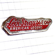ピンバッジ・リーバイス洋服ジーンズのマーク/USAアメリカの伝説 LEVIS LEVI-STRAUSS USA