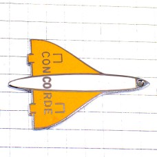ピンバッジ・コンコルド音速飛行機アエロスパシアル社シルバー銀色 CONCORDE AEROSPATIALE FRANCE ENGLAND
