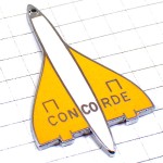 ピンバッジ・コンコルド音速飛行機アエロスパシアル社シルバー銀色 CONCORDE AEROSPATIALE FRANCE ENGLAND