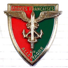 ピンバッジ・ミリタリー在独フランス軍イカリと剣と翼ドイツ FFA FORCES-FRANCAISES-ALLEMAGNE FRANCE