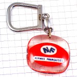 キーホルダー・NFトリコロールカラー青白赤ブルボン社製 N-F NORMES-FRANCAISES