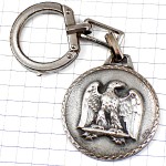 キーホルダー・ナポレオンの鷲わし鳥シルバー銀色 NAPOLEON-BONAPARTE FRANCE