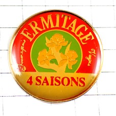 ピンバッジ・花エルミタージュ四季フォーシーズンズ FROMAGE ERMITAGE 4SAISONS FRANCE PRINTEMPS