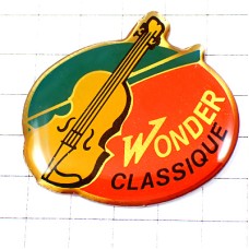 ピンバッジ・バイオリン音楽クラシック楽器 WONDER VIOLIN CLASSIQUE FRANCE