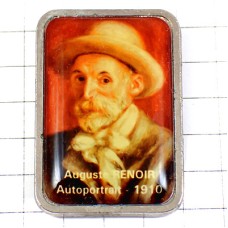 ピンバッジ・画家ルノワール自画像1910年 AUGUSTE-RENOIR AUTOPORTRAIT FRANCE