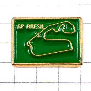 ピンバッジ・ブラジルF1サーキット車レース場 CIRCUIT BRESIL BRAZIL BRASIL