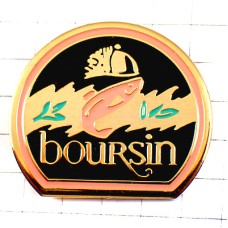 ピンバッジ・ブルサン社チーズ魚風味 BOURSIN FRANCE