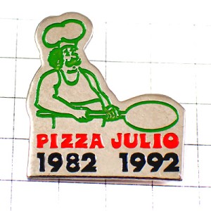 ピンバッジ・フリオおじさんのピザ10周年 PIZZA  JULIO ITALIA