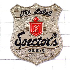 ピンバッジ・スペクターズ紋章パリ洋服シルバー銀色 SPECTOR-S