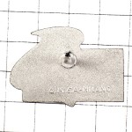 ピンバッジ・コーヒー香り立つラバッツァ珈琲シルバー銀色 CAFE LAVAZZA MILANO ITALIA ITALY