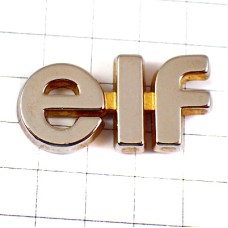ピンバッジ・エルフ石油ロゴF1スポンサー銀色シルバー ELF FRANCE