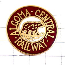 ピンバッジ・アルゴマセントラル鉄道カナダ ALGOMA-CENTRAL-RAILWAY CANADA