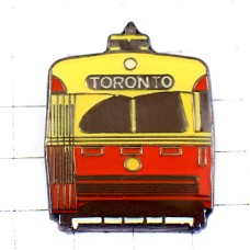 ピンバッジ・トロントの路面電車カナダ鉄道 TORONTO CANADA TRAMWAY