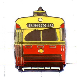 ピンバッジ・トロントの路面電車カナダ鉄道 TORONTO CANADA TRAMWAY