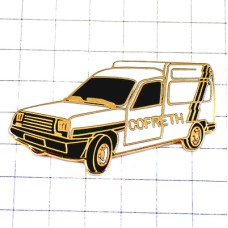 ピンバッジ・ルノー車エクスプレス白