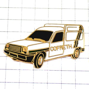 ピンバッジ・ルノー車エクスプレス白