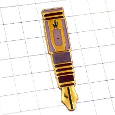 ピンバッジ・W印ウォーターマン万年筆ペン文房具 WATERMAN