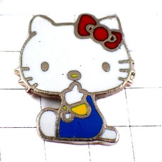 ピンバッジ・キティちゃん赤いリボン SANRIO HELLO-KITTY YUKO-SHIMIZU JAPAN